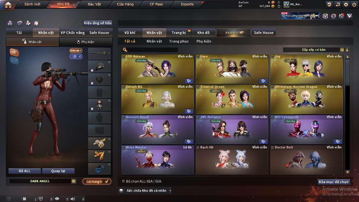 shop acc cf uy tin gia re